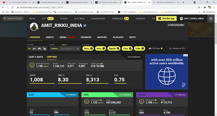 AMIT_RIKKU_INDIA's Fortnite Stats - Fortnite Tracker - Google Chrome 6_12_2021 1_44_28 AM