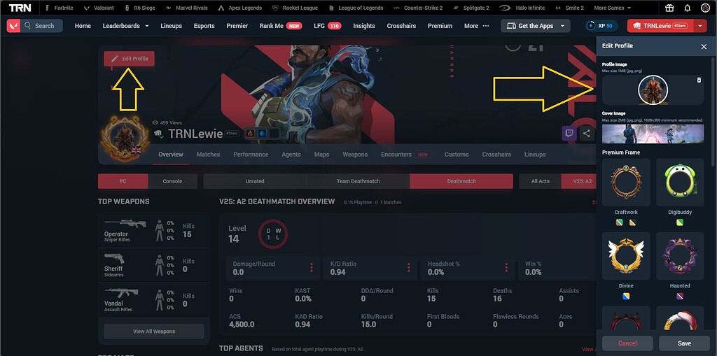 (Guide) How to Change Your Profile Avatar, Cover Image, or Frame (Web ...