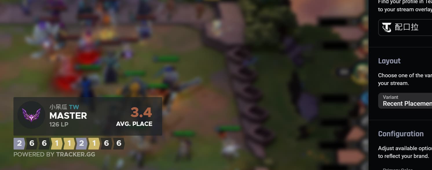 I made an Overlay for TFT that shows information over your game